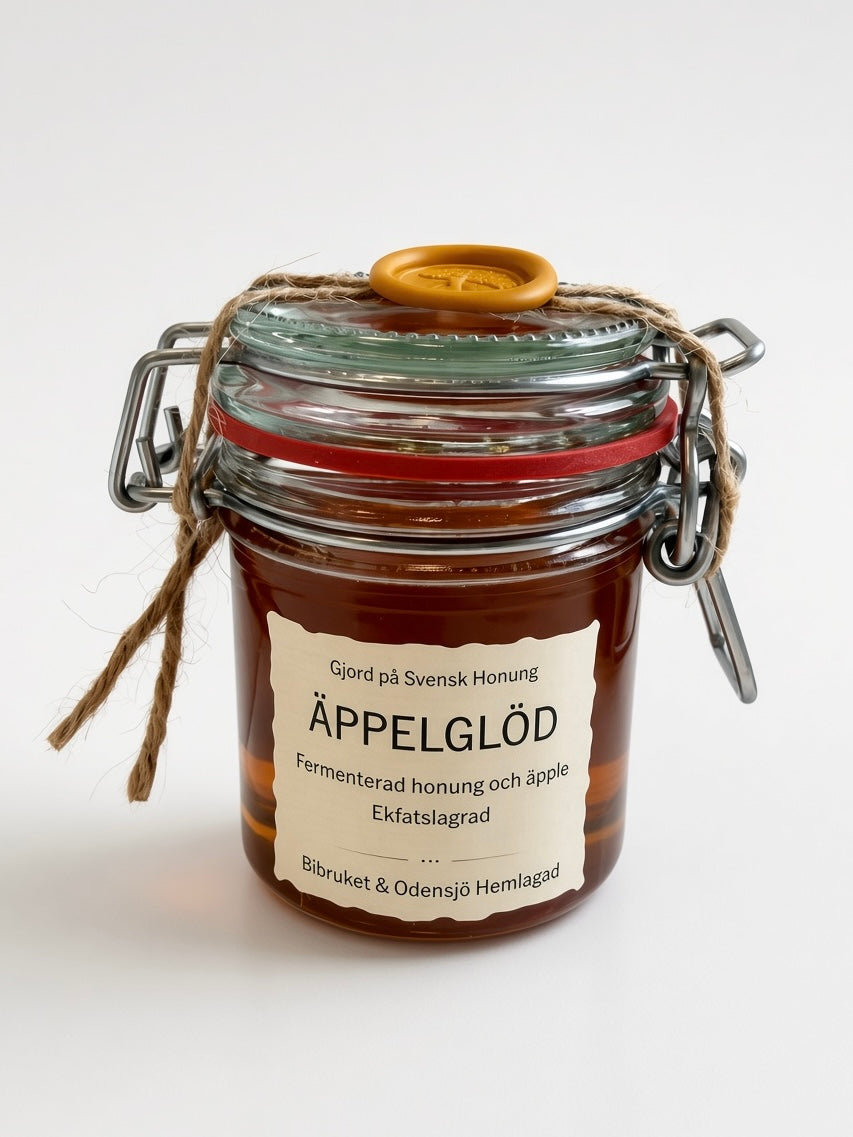 Äppelglöd - Fermenterad honung och äpple - Ekfatslagrad